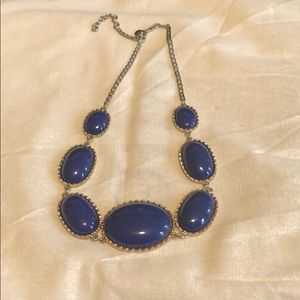 J Crew Blue Statement Necklace